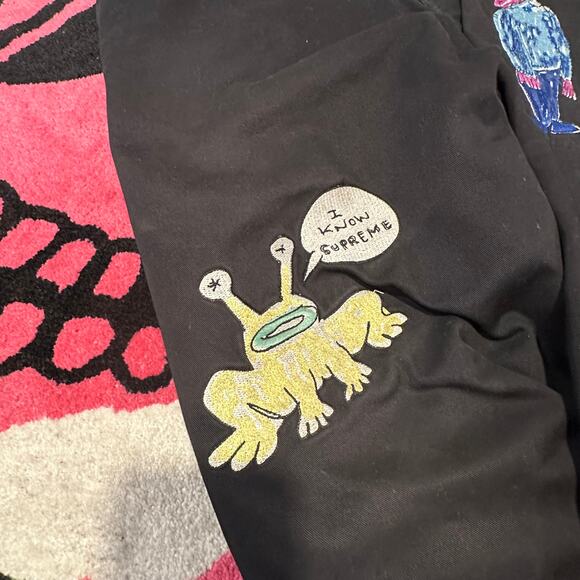 Supreme Daniel Johnston Embroidered Work Pant (SS20) - Size 36 - Lightly Used - Picture 5 of 10